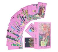 Classic Tarot Deck, Fortune Card Game, Leisure Reading Tool, Travel Picnic Festival Social Interaction, Organized Camping Home Entertainment Session, Divination Gear for Adults, Seekers, Collectors