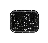 Classic Tray Dot Pattern Dark - Plateau