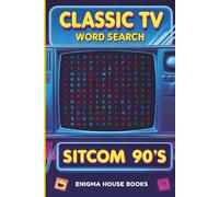 Classic TV Word Search - Sitcoms 90's: Retro Puzzle Book of Iconic Shows, Nostalgic Word Search Puzzles Featuring Sitcoms TV | Perfect for Adults & Seniors
