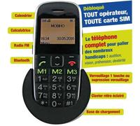 Classic Ultime, touche SOS & Medaillon SOS tour du cou, GPS, Son très fort,Bluetooth, Blocage fonction et menu avec mot de passe