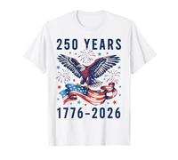 Classic Vintage Eagle 1776-2026 4 Juillet 2026-250 Ans T-Shirt