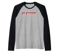 Classic: Vintage Retro Gamer Text for Non-Old Men & Women Manche Raglan