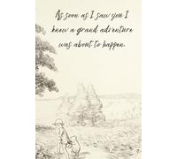 Classic Winnie The Pooh And Christopher Robin Hard Cover Diary | With Mood Tracker And Sleep Tracker: For Writing Down Your Thoughts, Feelings And Ideas
