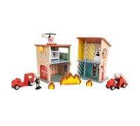 Classic World Caserne de pompiers avec figurines
