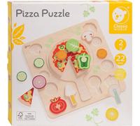 Classic World Casse-tête en bois Pizza, 22 pièces.