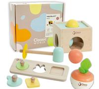 Classic World - CLASSIC WORLD Boîte éducative en pastel pour les enfants de 6 à 12 mois