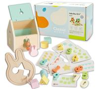 Classic World - CLASSIC WORLD Boîte pastel pour bébés Premiers jouets d'apprentissage de 12 à 18 mois