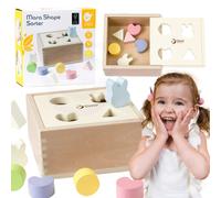 Classic World - CLASSIC WORLD Trieur de formes en bois pour enfants 10 el.