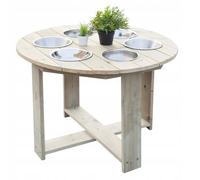 CLASSIC WORLD EDU Table de jardin éducative 6 fonctions Sable de jeu Pierres liquides