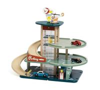 Classic World Houten Vintage Garage met Auto's, 11dlg.