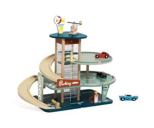 Classic World Houten Vintage Garage met Auto's, 11dlg.