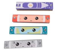 Classic World Jouets en Bois Harmonica en Bois Enfant Multicolore Dès 3 Ans