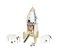 Classic World Wooden Construction Rocket, 51 pcs.