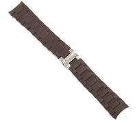 Classical 20 23 mm Couverture en silicone Solid Inneildless Steel Watch Band pour Armani AR5858 5943 5941 5867 5981