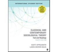 Classical and Contemporary Sociological Theory International Student Edition by Laura D. Edles Laura D. Edles (Auteur)
