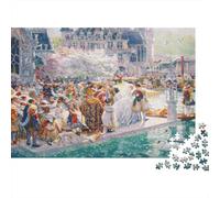 Classical Art 1000 Piècess Recyclé Puzzle Classical Art Développement de l'Intelligence Éducatif Parent Child Game Props Éducatif