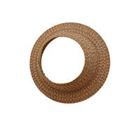 Classical Braided Straw Doll Hat 17Cm Straw Structure Ideal for Outdoor Adventures and Photo Props Doll Hat with Braided Design