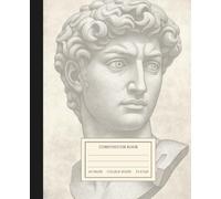 Classical Greek Sculpture Composition Notebook: Ancient Marble Statue Bust Design | College Ruled Notebook for Writing, Notes, School, Work and Journaling