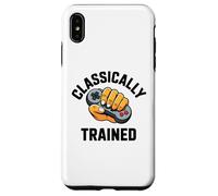 Classically Trained Gamer Retro Controller Humor Coque pour iPhone XS Max