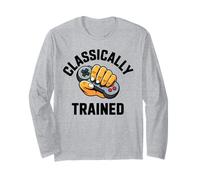 Classically Trained Gamer Retro Controller Humor Manche Longue