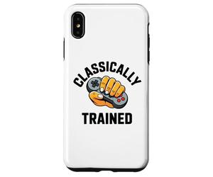 Classically Trained Retro Gamer Video Game Controller Coque pour iPhone XS Max