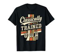 Classically Trained Stick Shift Funny Manual Car Guy Men T-Shirt