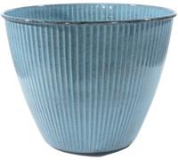 Classico Modern Living Pot de Fleurs Steel-Pot Vintage bleu pastel - Ø 33 cm