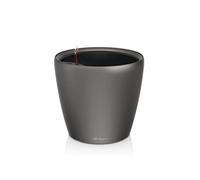 Lechuza Pot d'intérieur Classico Premium LS 28 – Réserve d'eau intégrée Anthracite Ø28×26 cm