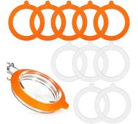 Classicseali Lot de 10 joints en caoutchouc pour bocaux de conservation - Diamètre intérieur : 70 mm - Remplacement anti-fuite - Pour la plupart des bocaux à ouverture standard