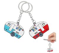 Classicseali Lot de 2 porte-clés pour caravane, porte-clés pratiques et élégants pour accrocher sur des sacs à dos, des portefeuilles ou d'autres objets