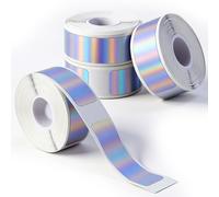 Classicseali Lot de 4 rouleaux d'étiquettes thermiques laser - 12 x 40 mm - Recharge d'étiquettes maîtres - 640 rubans d'étiquettes thermiques - Pour bureau, bricolage - Codes barres (L11/L12/911/P15