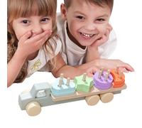 Classification de camion de formes, classification des voitures, classification des blocs et jouets de classification Développement cognitif : piles de tri, jouets de tri, jouet