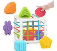 Classification des formes de couleur,balle texturée,éducation précoce,jouets sensoriels