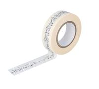 Classiky Ruban adhésif masking tape washi jeden tag ivoire 15 mm x 15 m.