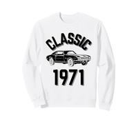 Classique 1971 avec Voiture Cool Sweatshirt