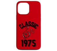 Classique 1975 avec clé de Sol et Notes de Musique. Coque pour iPhone 13 Pro Max