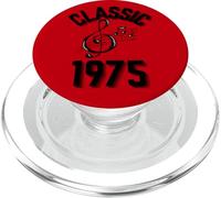 Classique 1975 avec clé de Sol et Notes de Musique. PopSockets PopGrip pour MagSafe