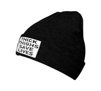 Classique Beanie pour Homme des Cuisses épaisses Peuvent sauver des Vies Tricoter Chapeau Épais Knit Beanie pour Ski Femme Adultes