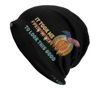 Classique Bonnet De Nuit Cadeaux d'anniversaire Vintage Amusants 47E Il m'a Fallu 47 Ans pour Être Aussi Belle Casquette De Crâne Moderne Bonnet De Loisirs pour Ski, Le Camping, Running