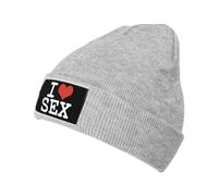 Classique Bonnet Tricoté C'est drôle, J'aime Le Sexe Bonnets en Tricot Léger Chapeau Tricoté pour Cyclisme Femme Adultes