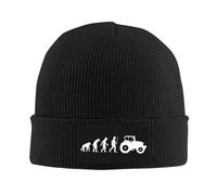 Classique Bonnet Tricoté Évolution de l'homme Agriculteur Bonnets en Tricot Universelle Chapeau Tricoté pour Sports Adultes Cyclisme