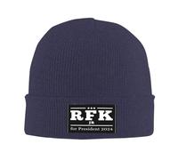 Classique Bonnet Tricoté RFK Robert F. Kennedy Jr pour la présidence 2024 Bonnet Chapeau Tricot Chaud Beanie Hiver pour Cyclisme Ski Femme