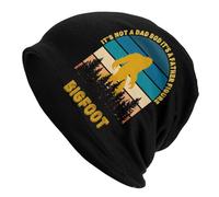 Classique Casquette De Cyclisme Ce n'est Pas Un Corps De Père, C'est Une Figure Paternelle Bigfoot Capuche Tricotée Confortable Bonnet De Nuit pour Ski, Le Sport, Adultes