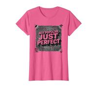 Classique culte : Pas Populaire, Juste Parfait pour Les Amateurs de cinéma T-Shirt, Femme, Rose chiné, XXL