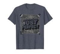 Classique culte : Pas Populaire, Juste Parfait pour Les Amateurs de cinéma T-Shirt, Homme, Bleu Chiné, S