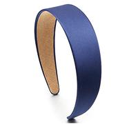 Classique de Base Bleu Foncé Ruban Cheveux Cerceau Bandeau Bande de Cheveux Couronne Minimaliste