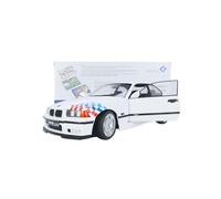 Classique Die Cast Modèle 1:18 pour BMW E36 M3 Coupé 1995 en Alliage Blanc À Double Porte Convient Aux Amateurs Adultes Souhaitant Collectionner Miniature De Collection