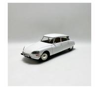 Classique Die Cast Modèle 1/18 pour Citroen D Alliage Blanc Moulage Décoration Statique Ornements en Métal Modèle De Voiture Miniature De Collection