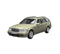 Classique Die Cast Modèle 1 18 pour Mercedes-Benz C-Tour C36 W202 1993 Alliage Plein Ouvert Simulation Modèle De Voiture Noir Or Miniature De Collection(Gold)
