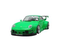 Classique Die Cast Modèle 1:18 pour Porsche 911 993 RWB Green Car Model Collection Décoration Display Miniature De Collection